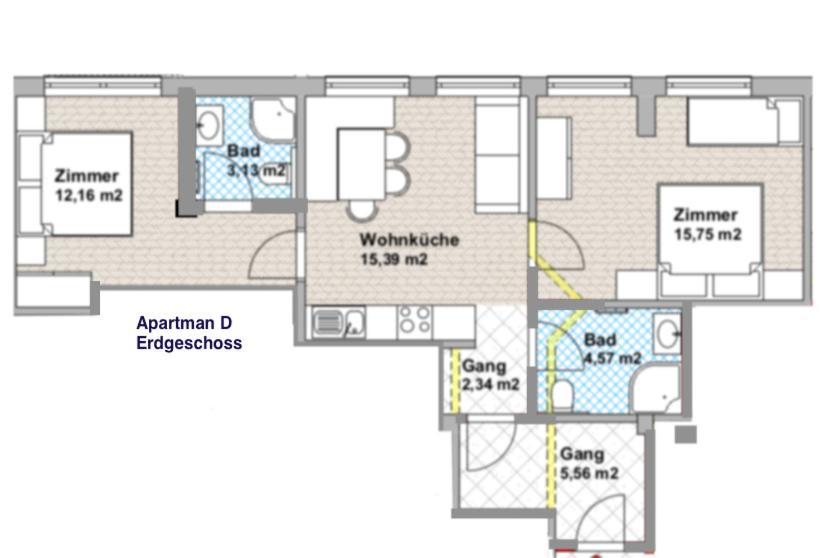Apartamento Tuxie Haus Exterior foto